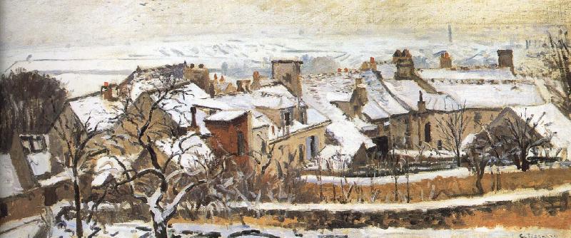 Camille Pissarro Winter china oil painting image